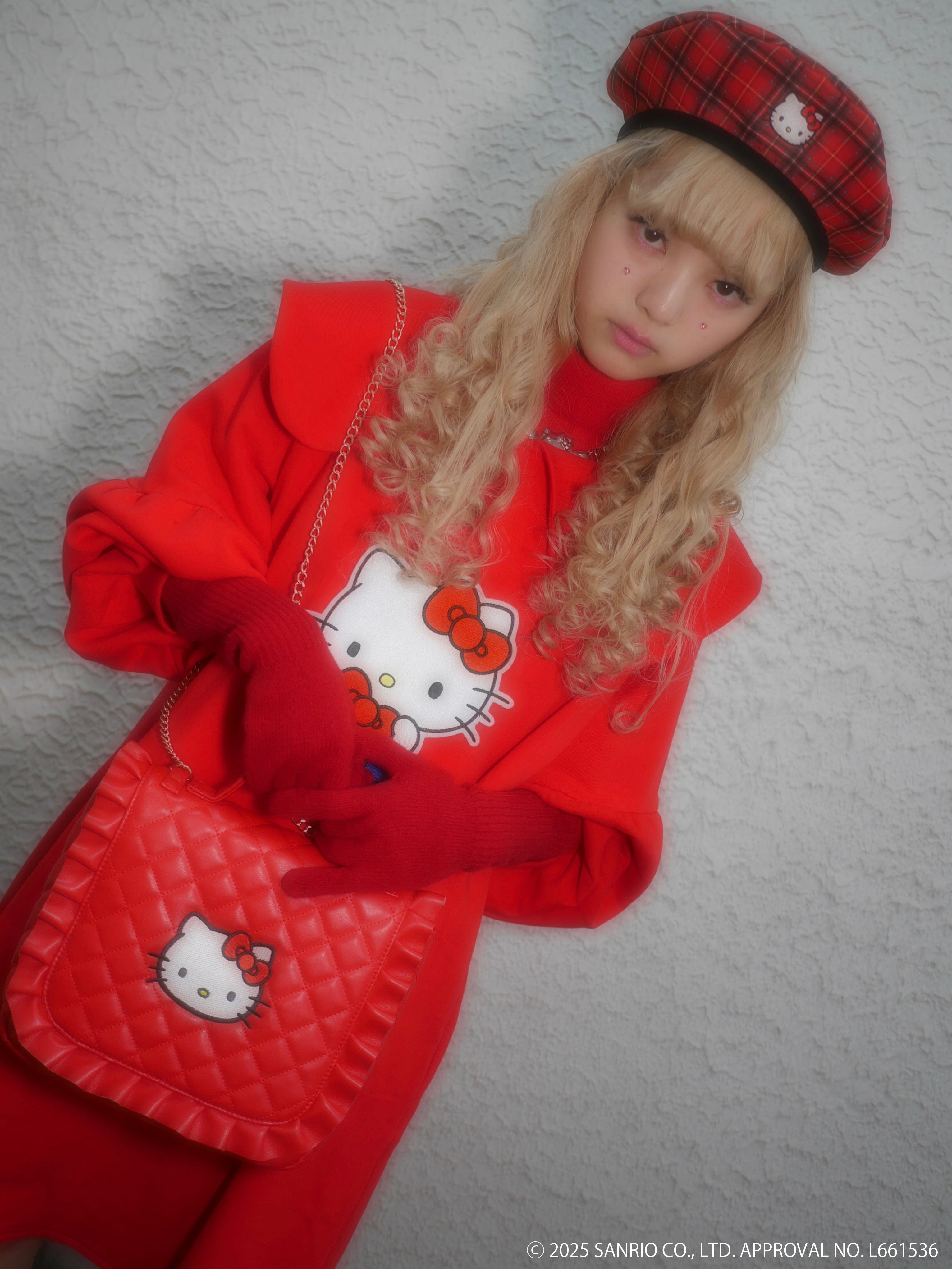 ハローキティ　ベレー帽