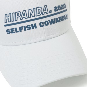 送料無料 【HIPANDA ハイパンダ】男女兼用 キャップ 帽子 UNISEX FAUST CAP / WHITE・BLACK
