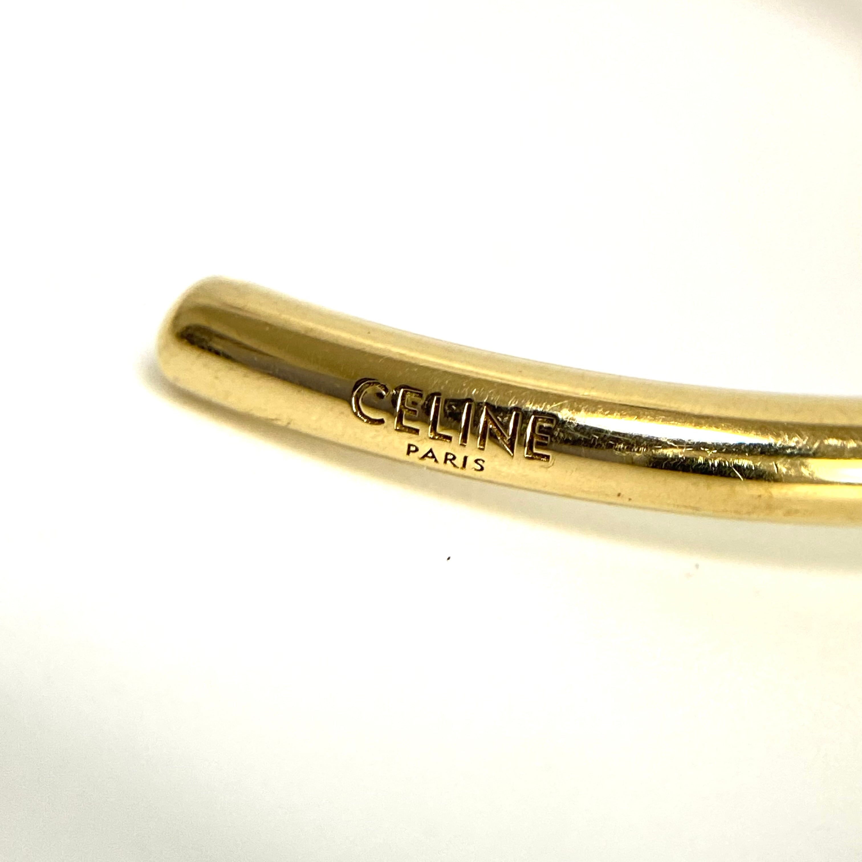 CELINE セリーヌ ノット エクストラシンブレスレット ゴールド CELINE セリーヌ ノット エクストラシンブレスレット ゴールド