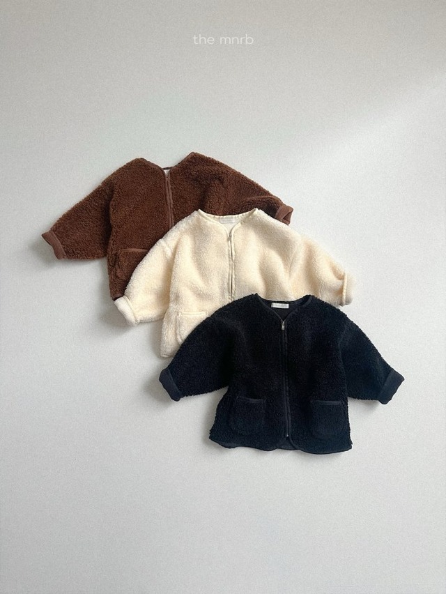 minirobe25wn_Teddy Bear Zip-Up