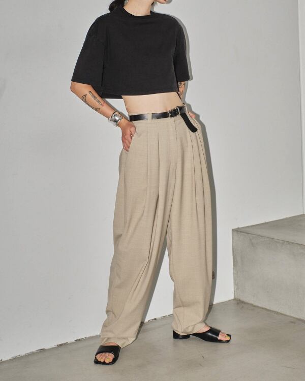 TODAYFUL トゥデイフル / Cropped Cotton T-shirts クロップドコットン