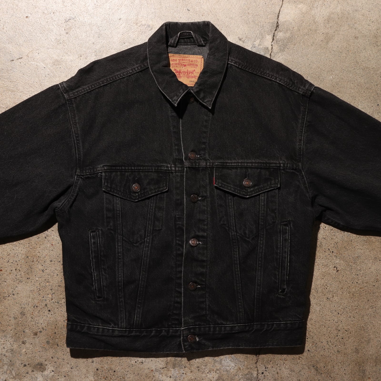 極美品 S Levi's 70507 USA 93年 サルファー ブラックデニム 極美品 S Levi's 70507 USA 93年 サルファー ブラックデニム
