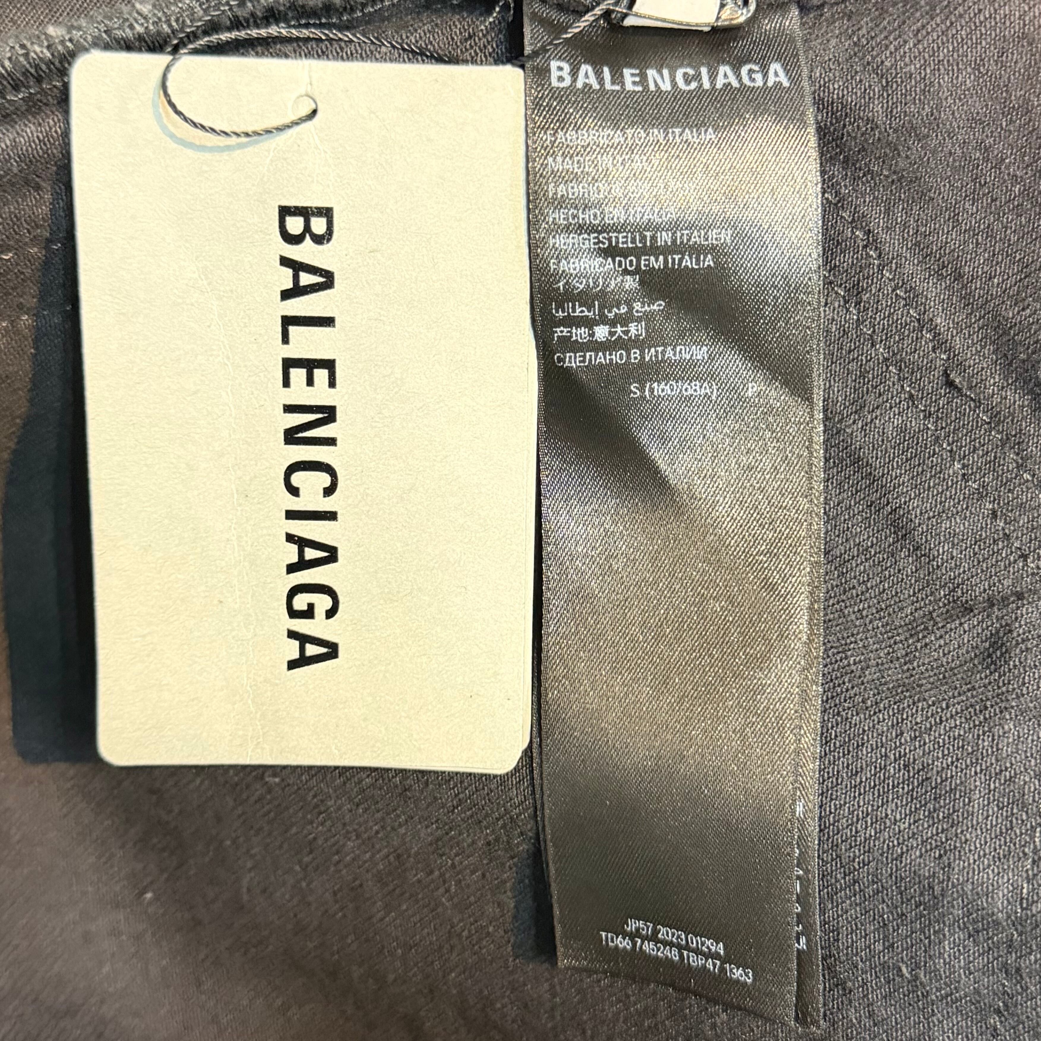 BALENCIAGA 23SS Super Destroyed Baggy Pants