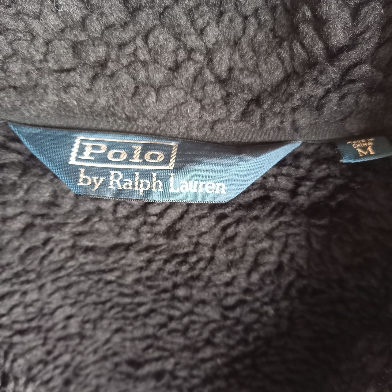 ポロバイラルフローレン　ボアジャケット　ブルゾン　裏ボア　ブラック　M