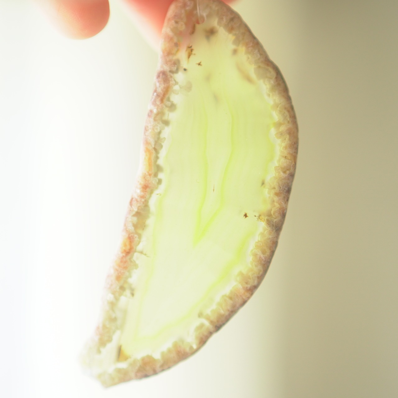 Rainbow Drops 16 - アゲートヒーリングチャイム / Agate Sun Catcher Wind Chime 666