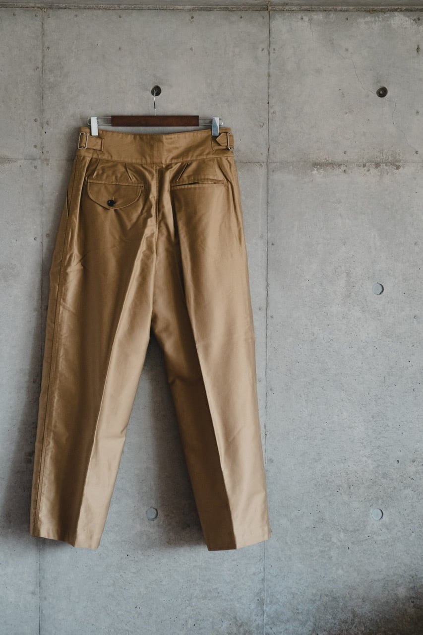 fuzzy Gurkha pants』（曖昧なズボン）モールスキン | 01u10