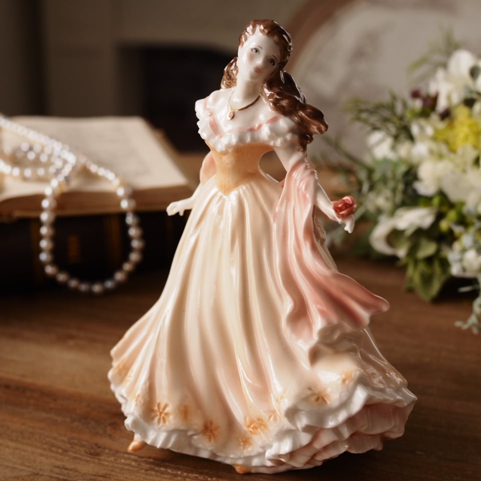 【美品】英国ロイヤルウースター Juliette 1996年製 フィギュリン ロイヤルウースター | antique FEELPORT アンティーク食器の専門店