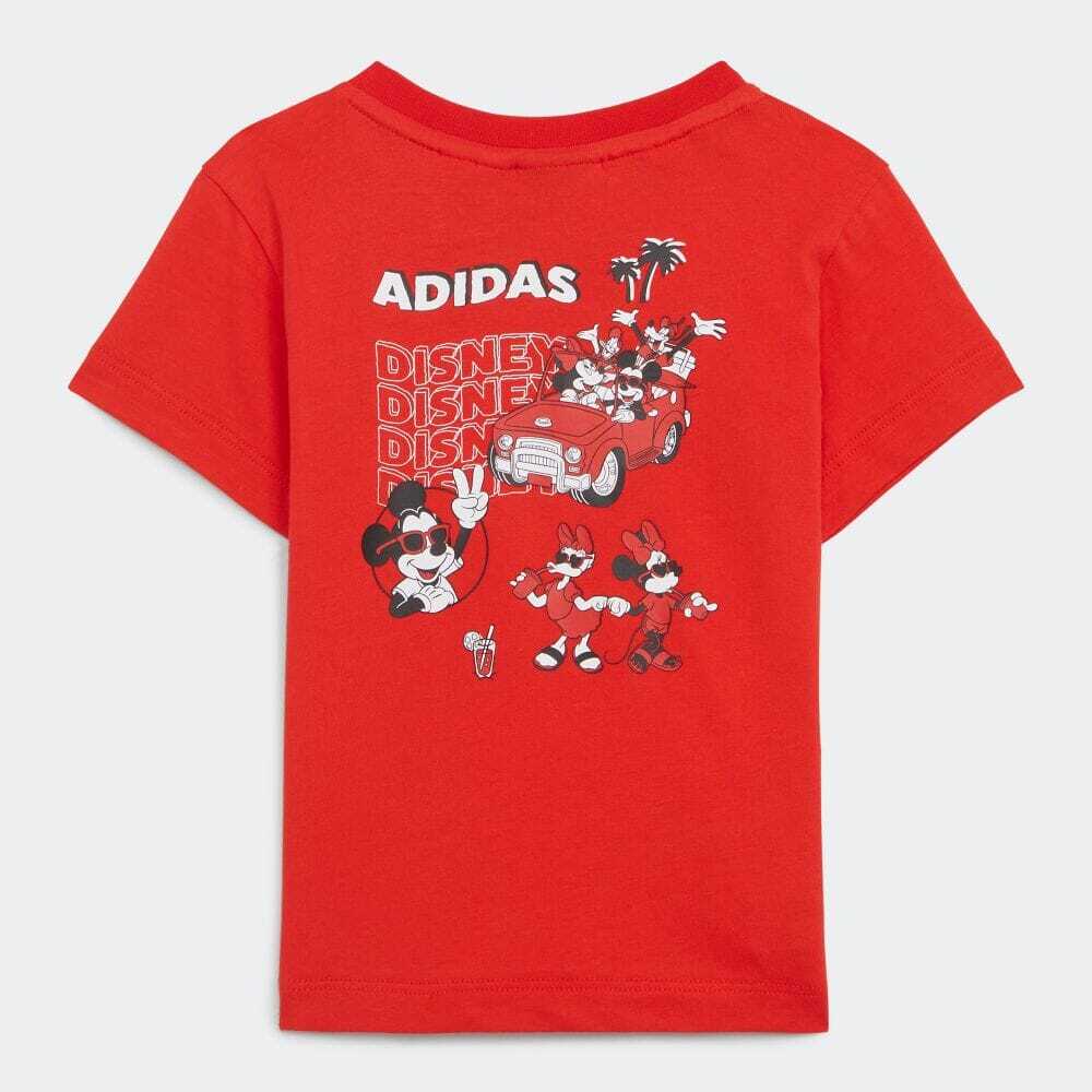 (アディダスオリジナルス) adidas Originals キッズ ディズニーコラボＴシャツ ミッキー & フレンズ Tシャツ HF7522  KIDS DISNEY MICKEY & FRIENDS T-SHIRT VIVID RED