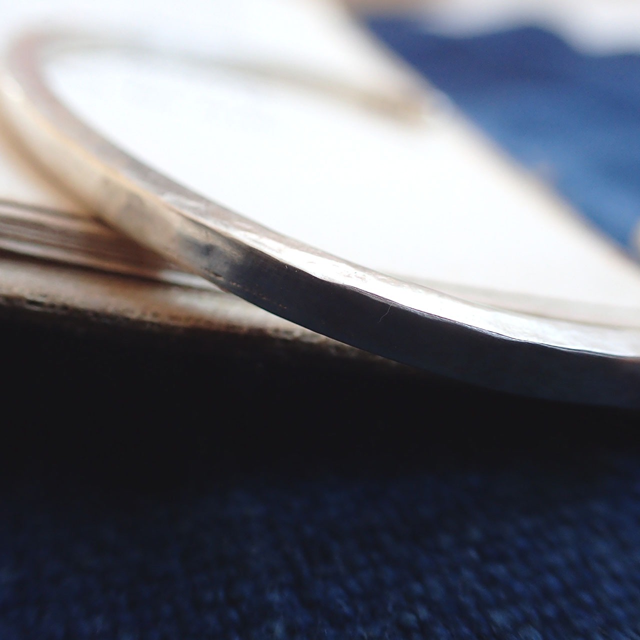 Square Bangle(Slim) (メンズ)