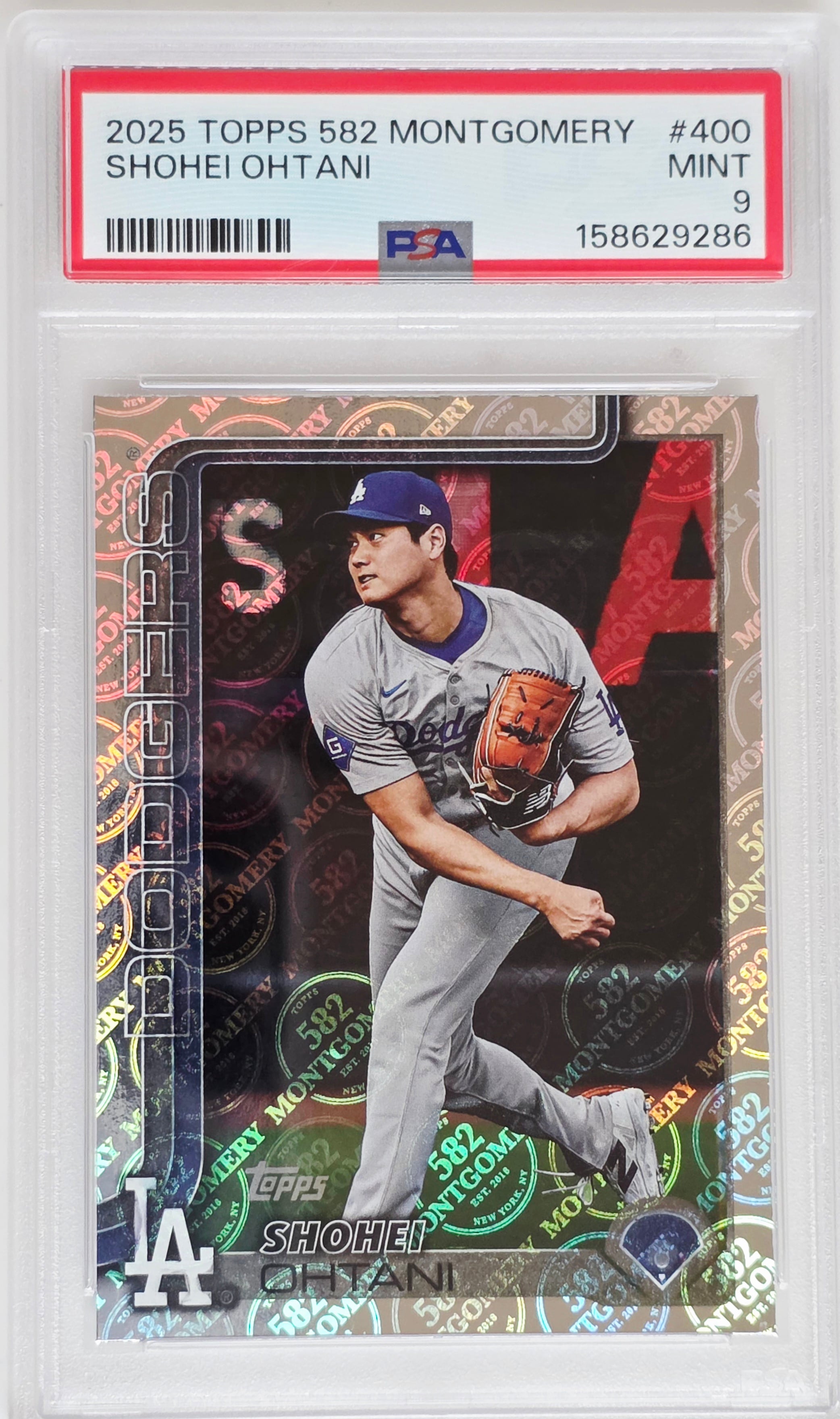 Shohei Ohtani | 2025 Topps 582 Montgomery #400 | LA Dodgers | PSA