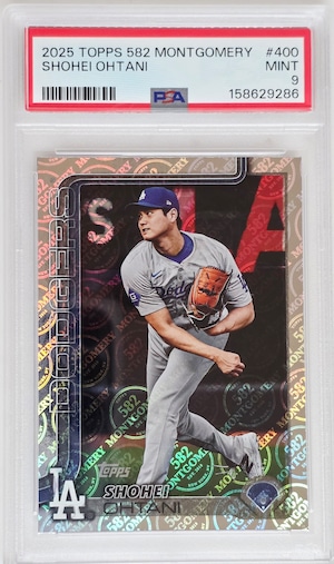 Shohei Ohtani | 2025 Topps 582 Montgomery #400 | LA Dodgers | PSA 9
