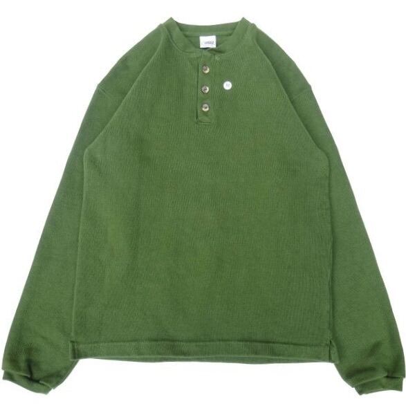 CAMBER (キャンバー) X-TREME WEIGHT JERSEY HENLEY NECK オリーブ