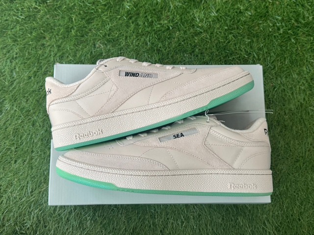 Reebok × WIND AND SEA × atmos CLUB C 85 IVORY 26.5cm 18672