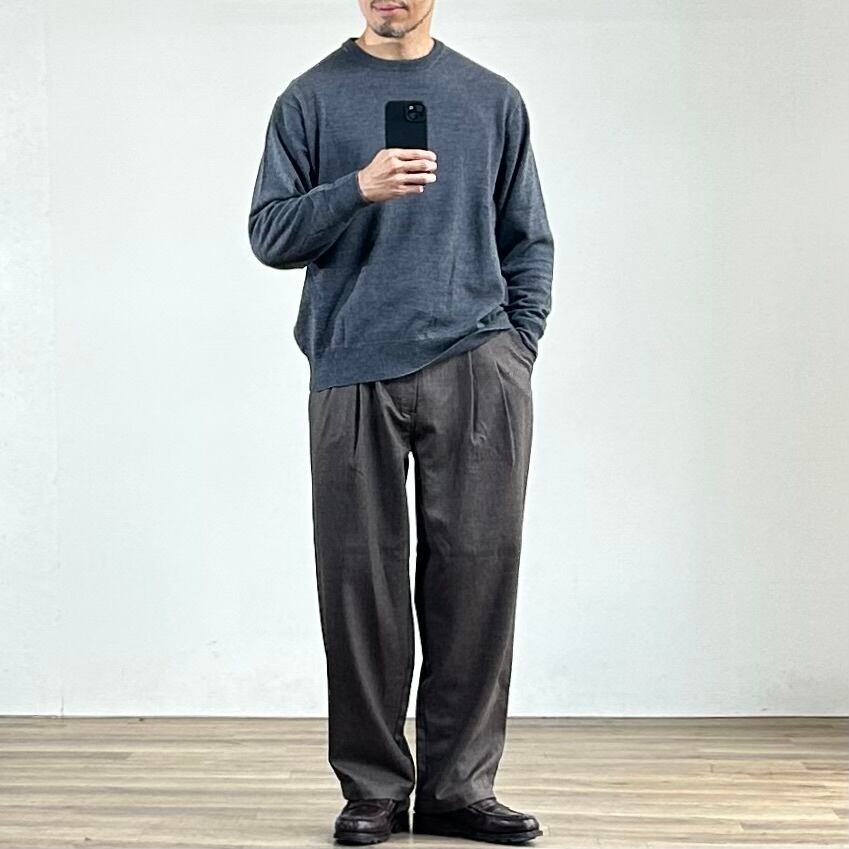 25AW》【STILL BY HAND】12G SILK MIXED PULLOVER スティルバイハンド