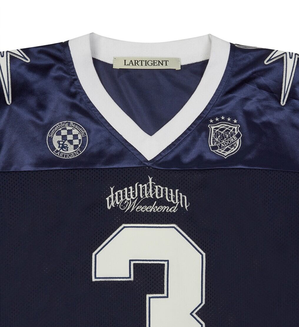☆Stray Kids アイエン 着用！！【LARTIGENT】L9 BIG NUMBER FOOTBALL
