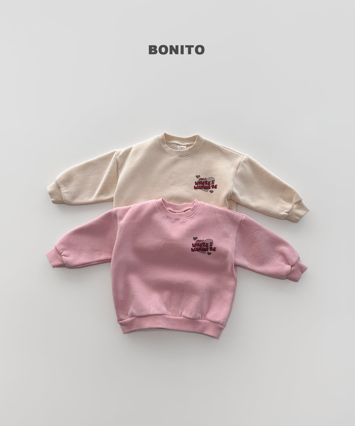 wannabe sweatshirt【BONITO】※12月中旬発送予定