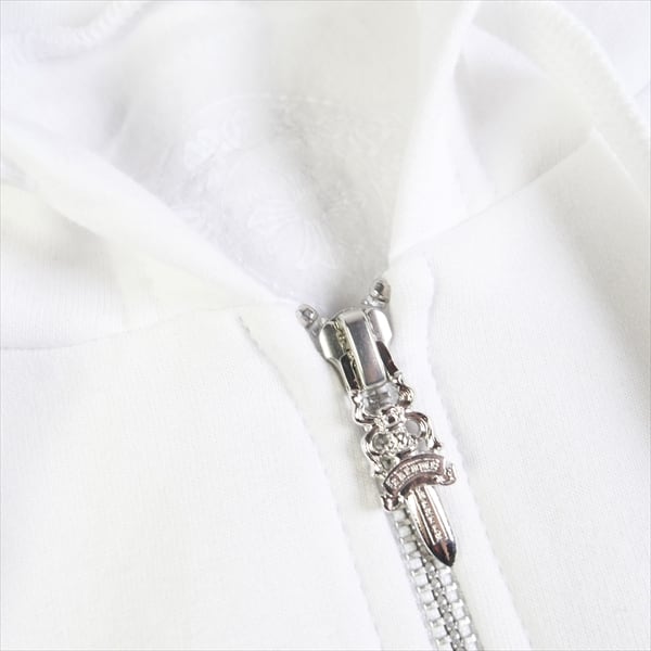 Size【XL】 CHROME HEARTS クロム・ハーツ HORSESHOE ZIP HOODIE WHITE