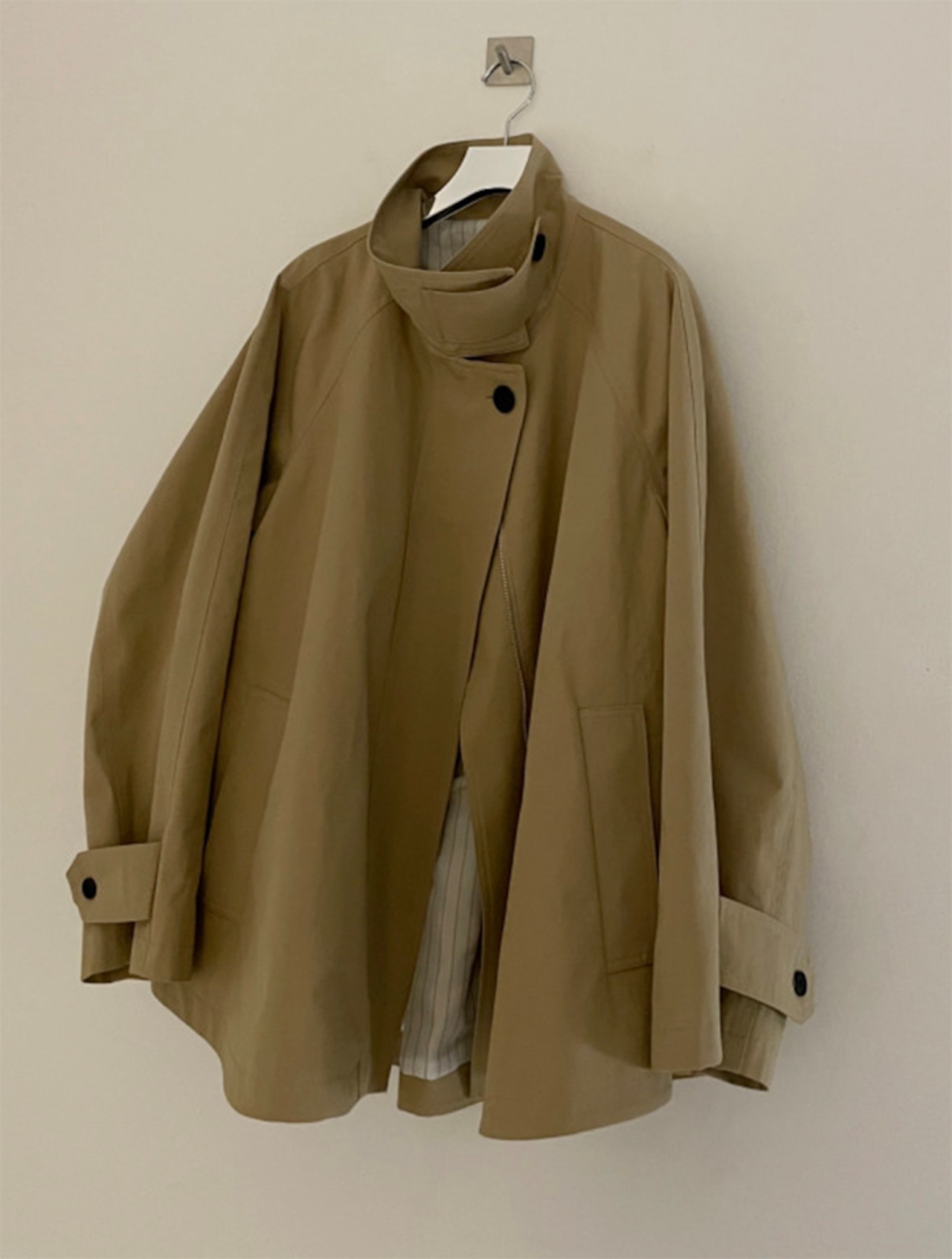 【新作5%OFF・3日間】Merci Half Trench-Coat_2colors