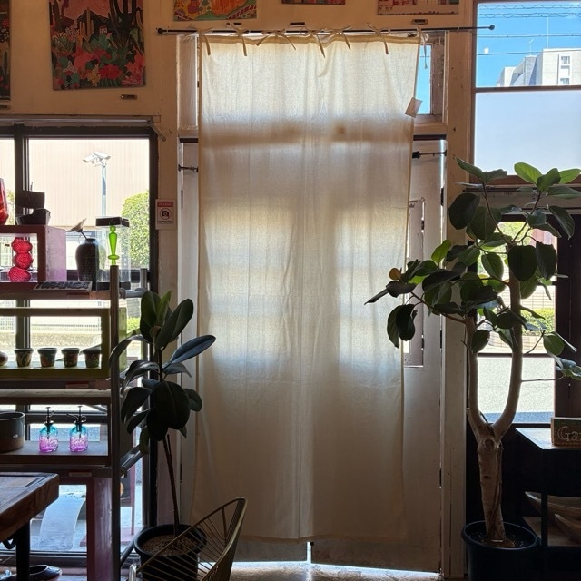TOPANGA Homefurnishing India Cotton Duck curtain　インド　コットンダックカーテン　110×240cm　ホワイト　白　綿　ナチュラル　ドレープカーテン　掃き出し窓　中厚　カーテンポール　暖簾