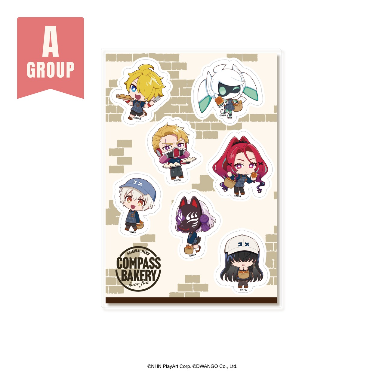 #コンパス 戦闘摂理解析システム × R Baker   アクリルシールセット 【A・B・Cグループ】