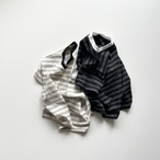90-145  /   monotone stripe T〔モノトーンストライプT〕