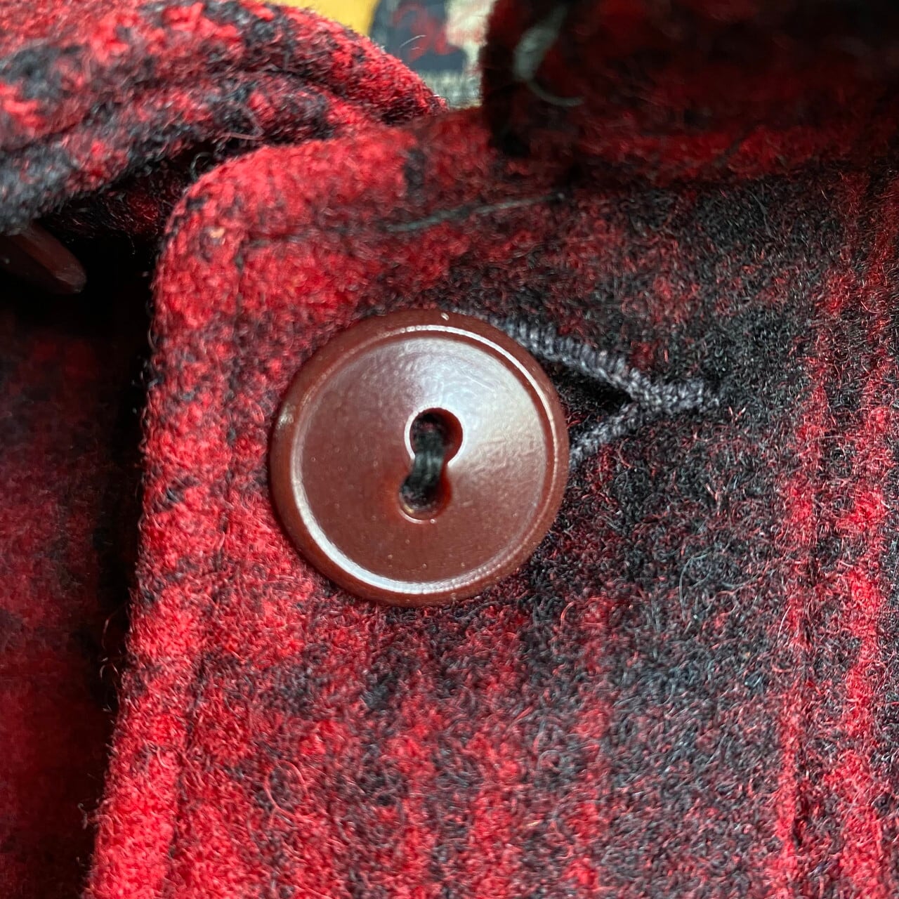 年代 ビンテージ 黒タグ WOOLRICH ウールリッチ チェック柄