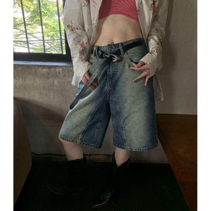 Denim Short Pants 502524