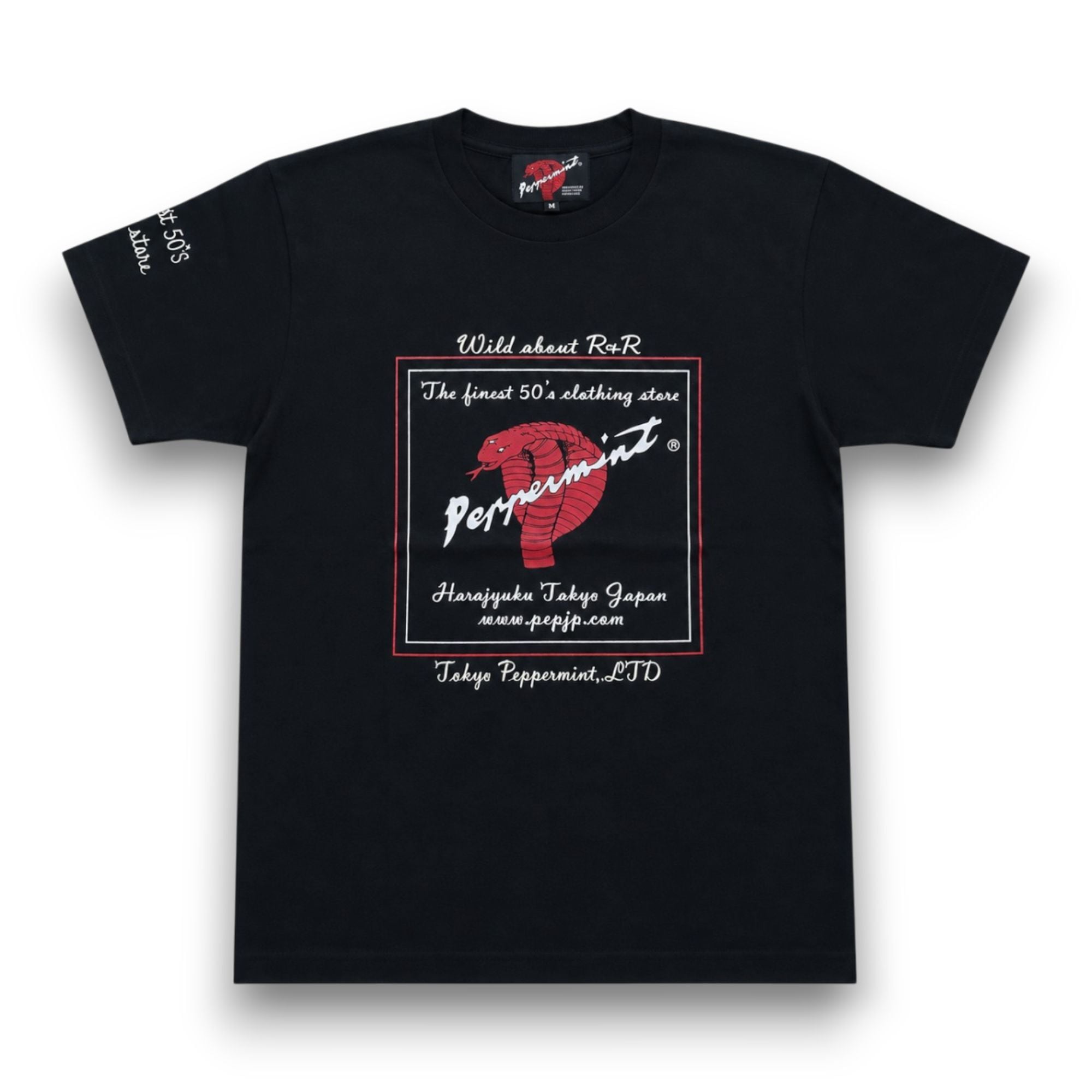 Tシャツ メンズ SQUARE COBRA TEE 2 RSN-3436 黒 ロカビリー