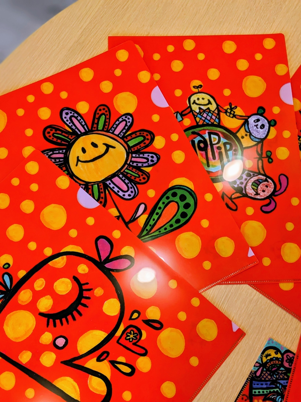 pipiクリアファイル A4サイズ  ほらねっ!!