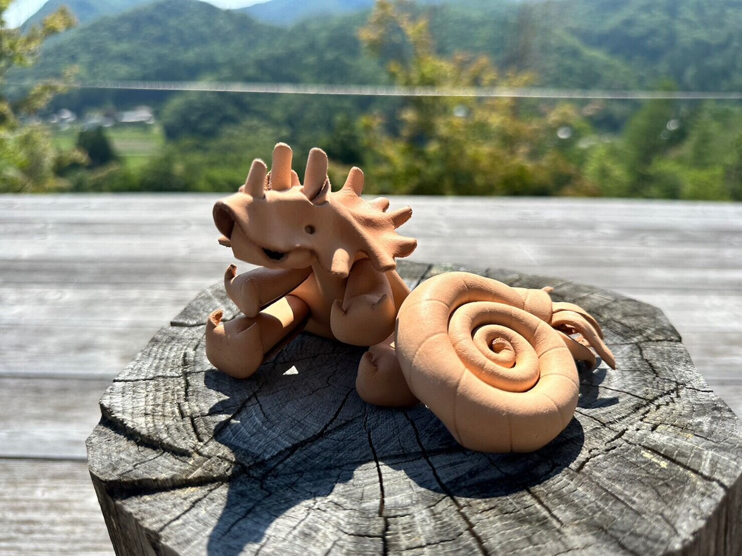 革で作ろう！工作キット【アンモナイト】 | Lilyleather Design