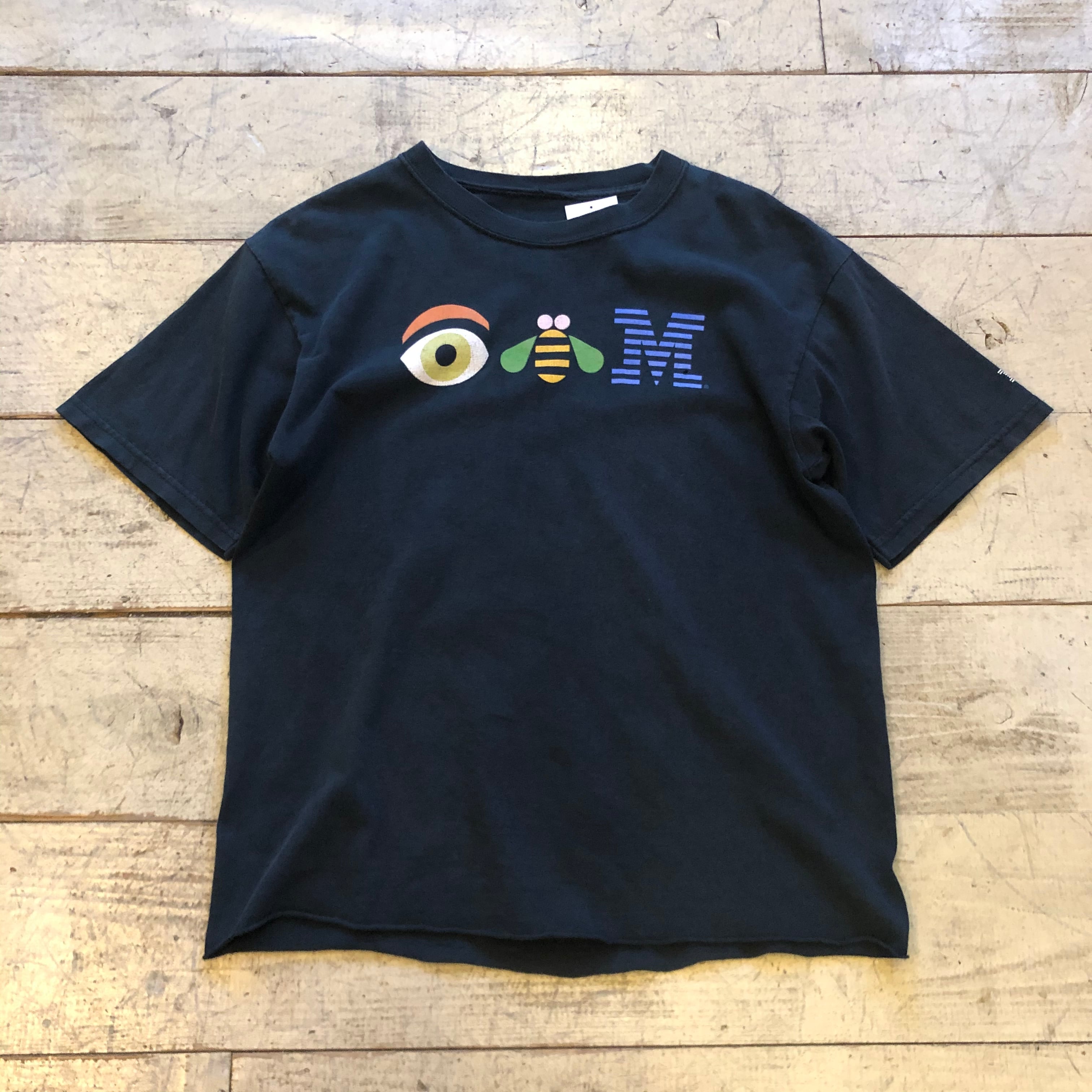 〜00s IBM logo design by Paul Rand T-shirt | What’z up powered by BASE