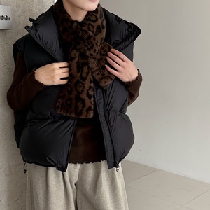 fake fur muffler　J00324