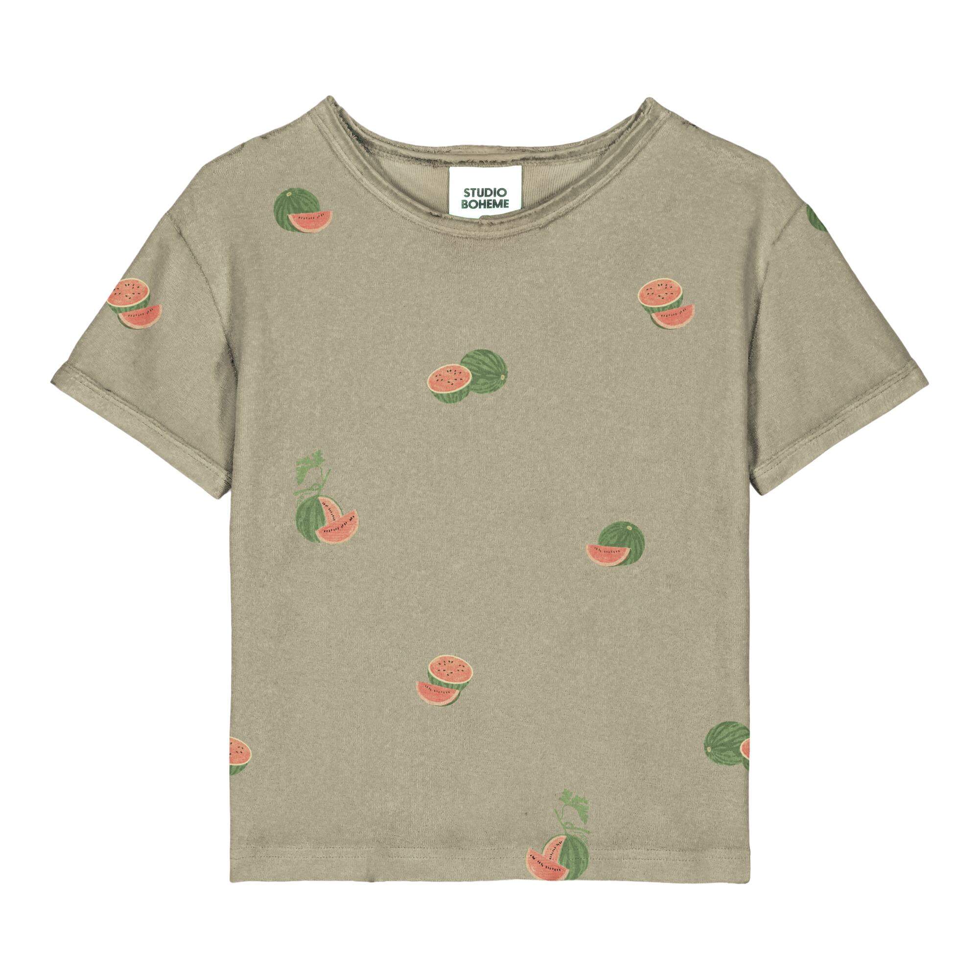 《STUDIO BOHEME 2026SS》TSHIRT ESSENTIAL / GOLDEN GREEN & WATERMELON / 12M・18M・24M