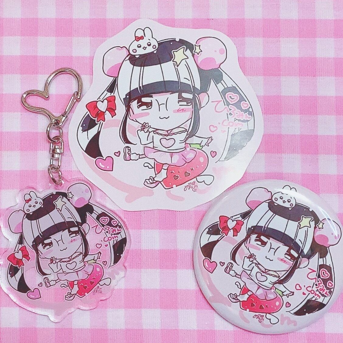 はる谷。× ひろみん.com アクリルキーホルダー | みらくる.com