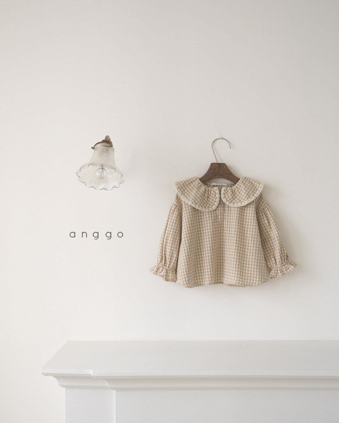 【即納】anggo / キャラメルブラウス