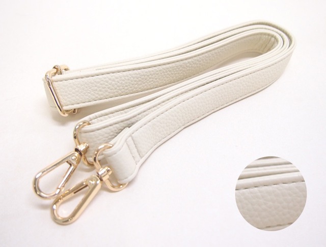 ショルダーストラップ 合成皮革 幅23mm 肩掛け用ベルト 長さ調節可能 ハンドメイド