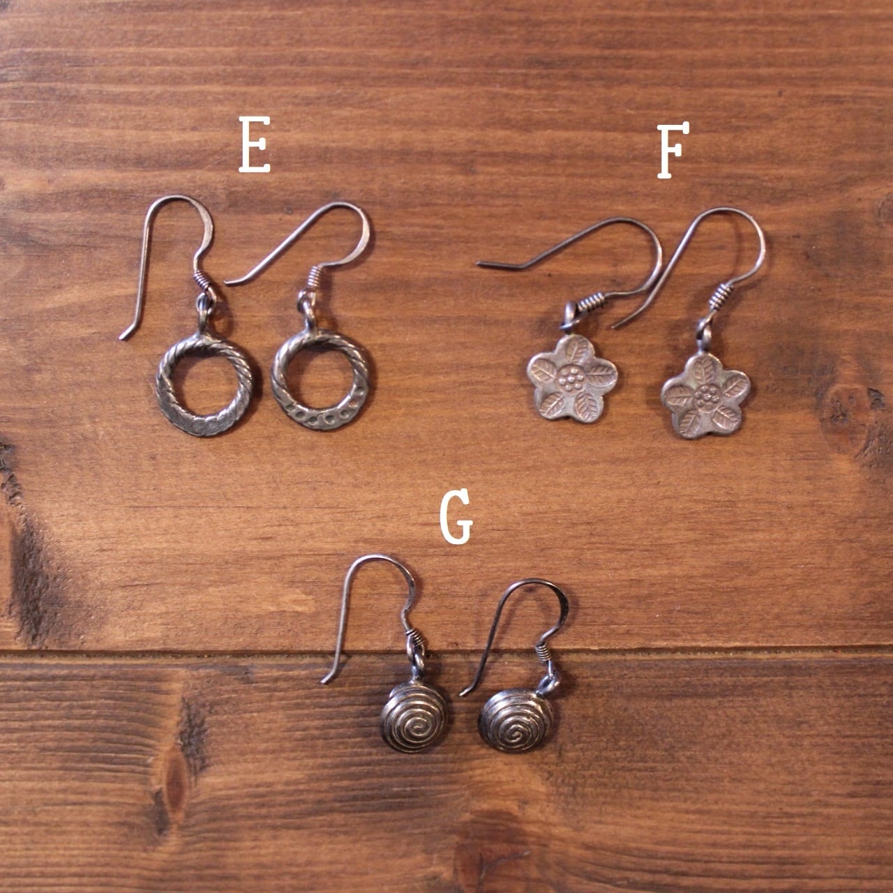 カレンシルバーピアス[No,2] | タイの民族刺繍雑貨・衣料スアイチャイ