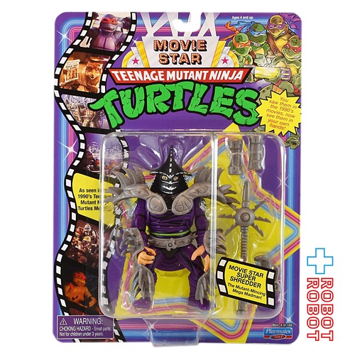 プレイメイツ タートルズ TMNT オリジナル・クラシック ムービースター ヴィランズ スーパー・シュレッダー 4インチ ベーシックフィギュア 未開封