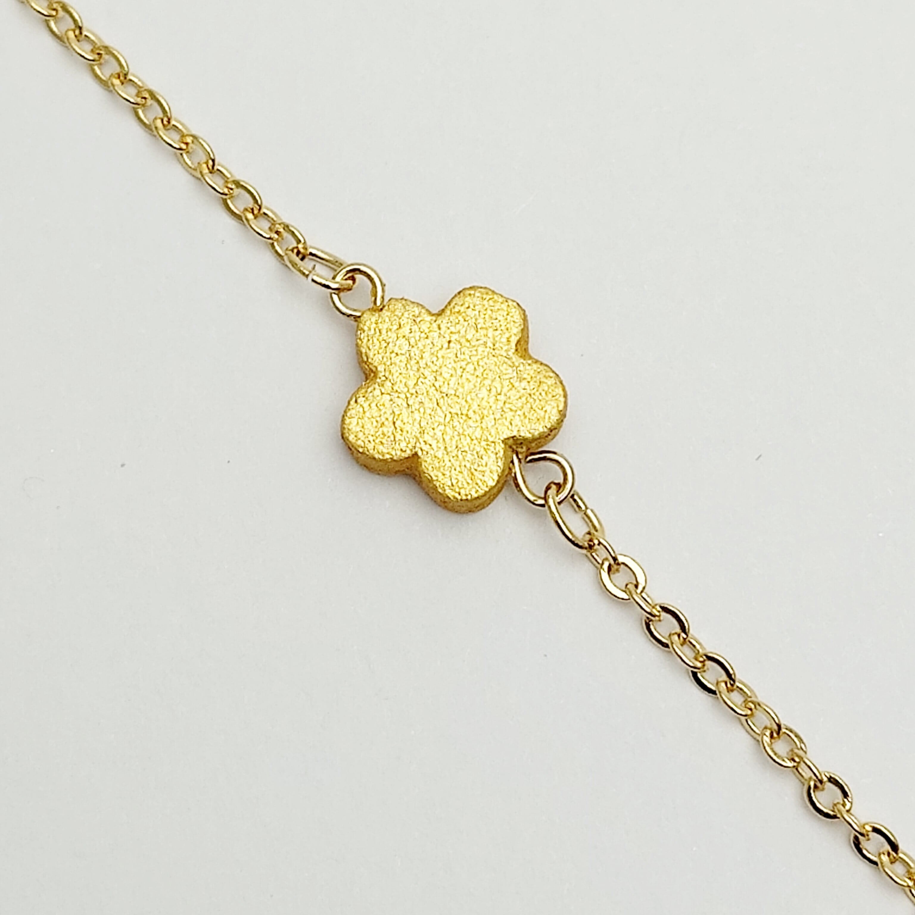 ゴールド・ロングネックレス・ブラッククリスタル | EARSH GOLD