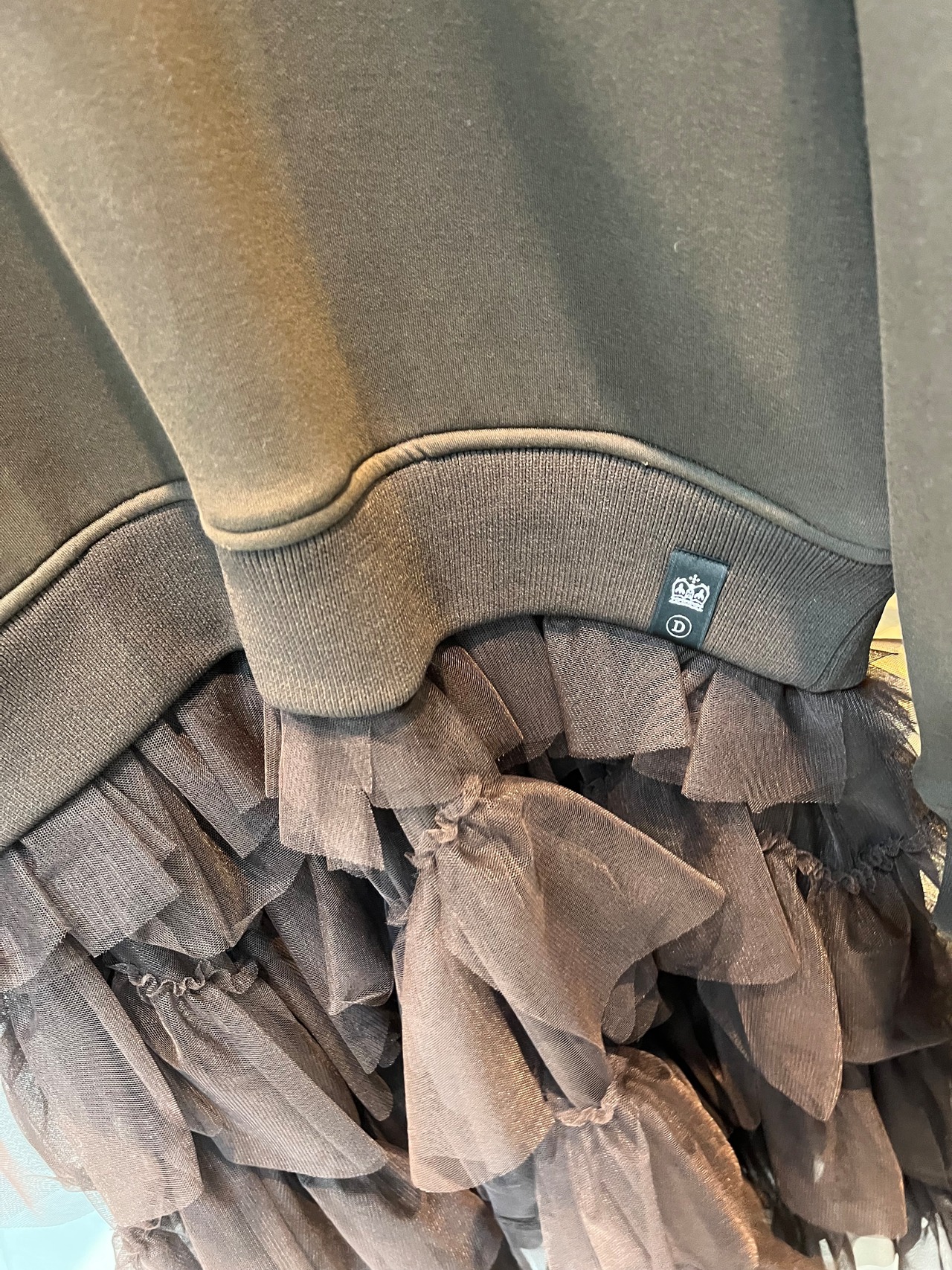 ダブルスタンダード DOUBLE STANDARD コットンダンボール＋チュールワンピ