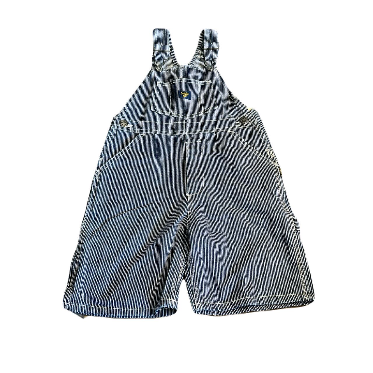oshkosh ヒッコリー オーバーオールショートオール
