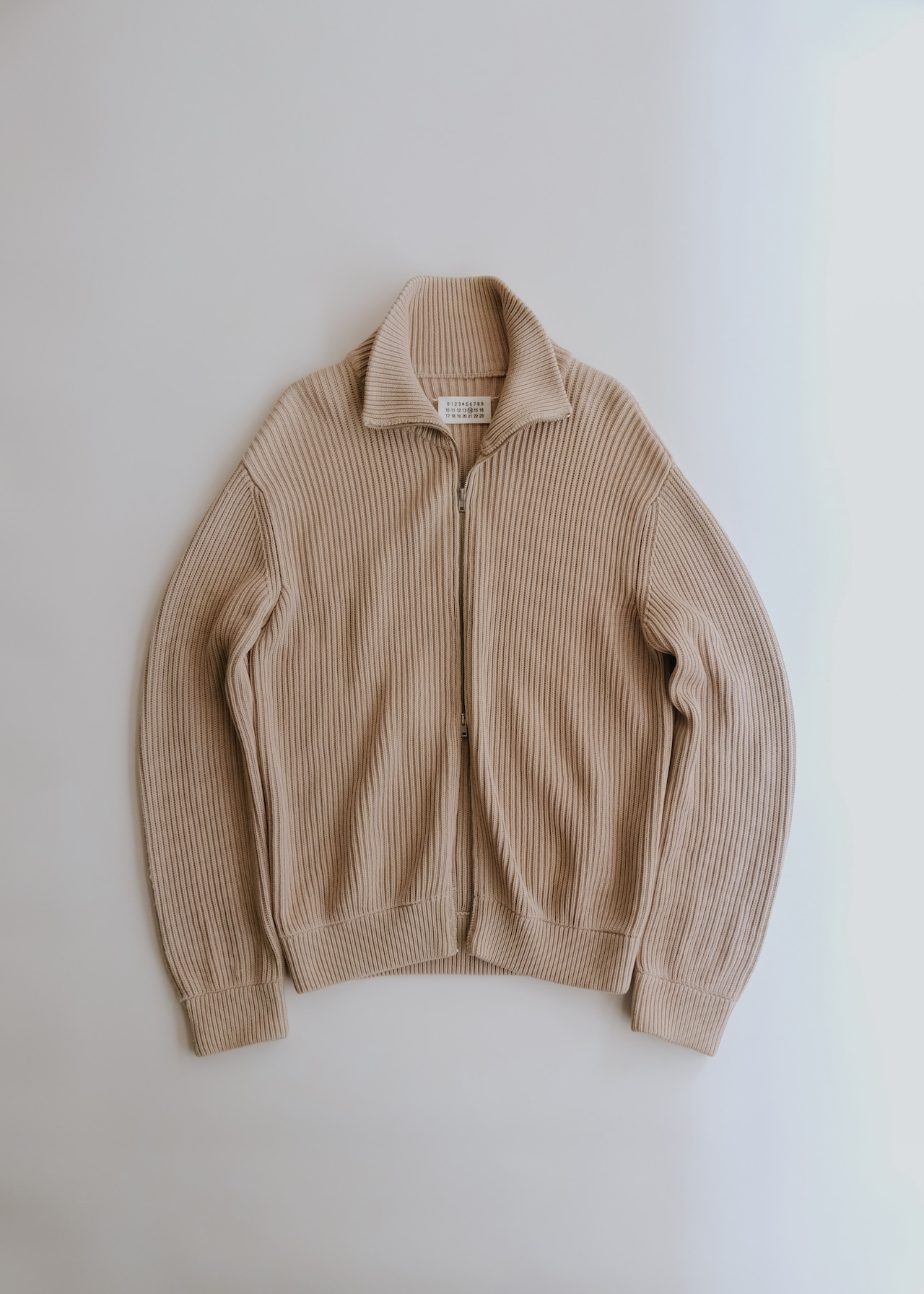 Martin Margiela 07SS double zip up drivers knit
