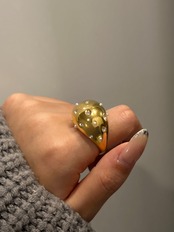 Pearl drop ring