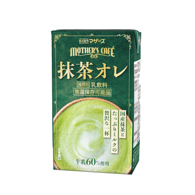 MOTHER'S Cafe 抹茶オレ250ml（24本入り）【常温便】