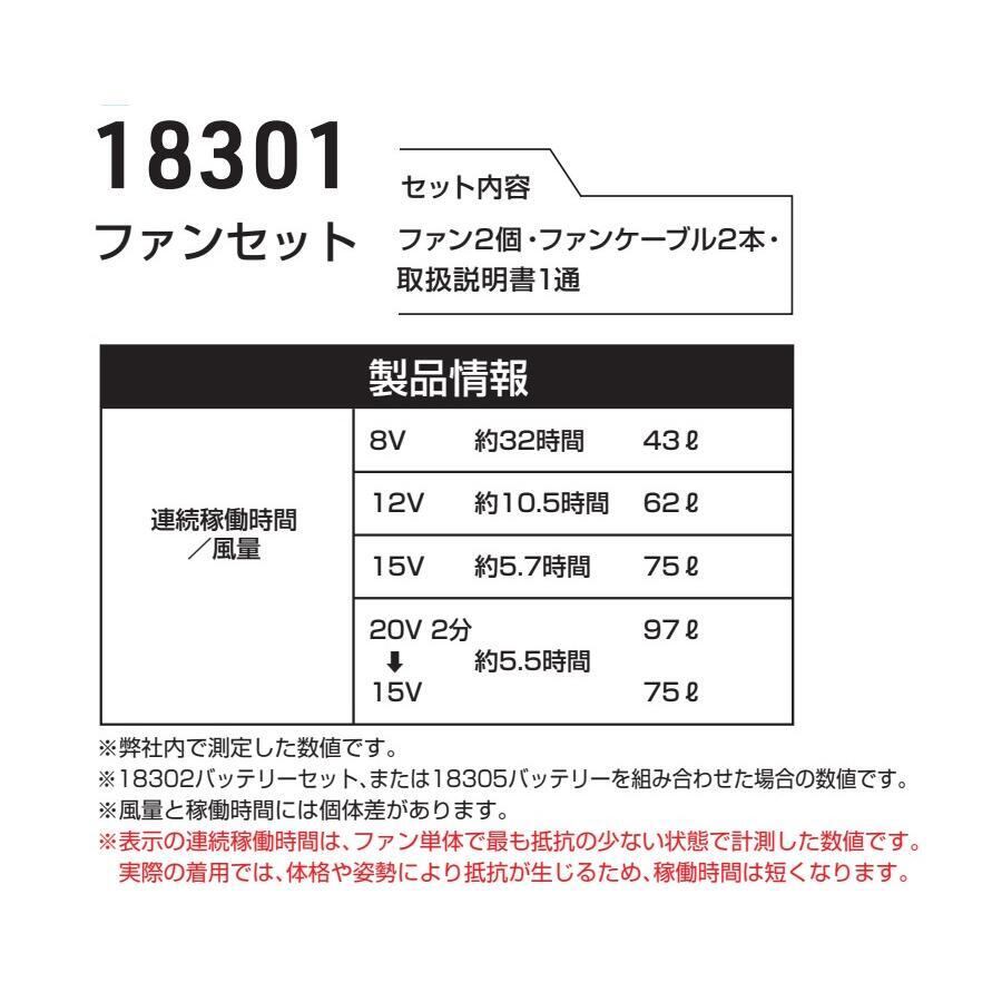 EFデバイス 18301 ファンセット G.G. 空調服 EFウェア用 パーツ ハイ