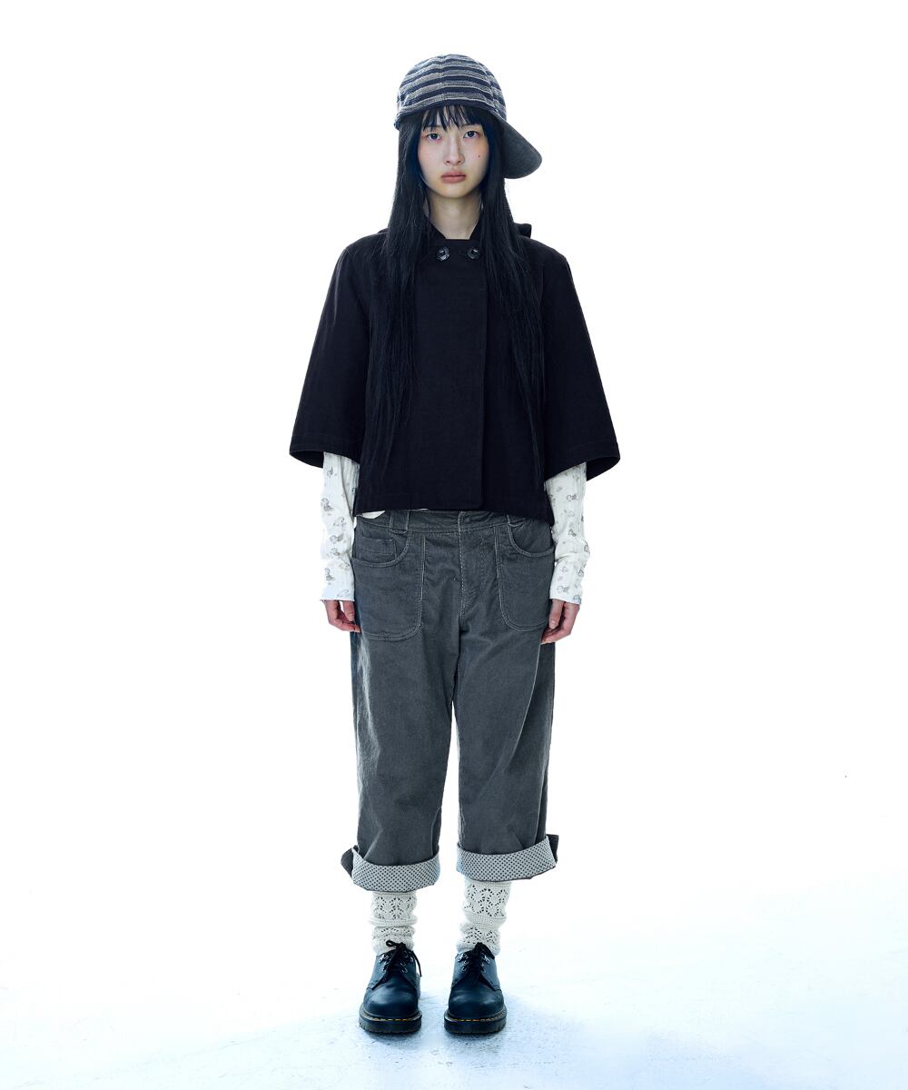 COYSEIO] HOODED CAPRI JACKET BLACK 正規品 韓国ブランド 韓国通販