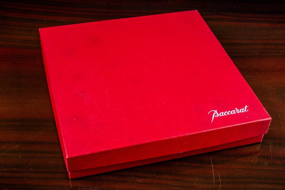 Baccarat バカラ アラベスク プレート 径24cm クリスタルガラス 箱付