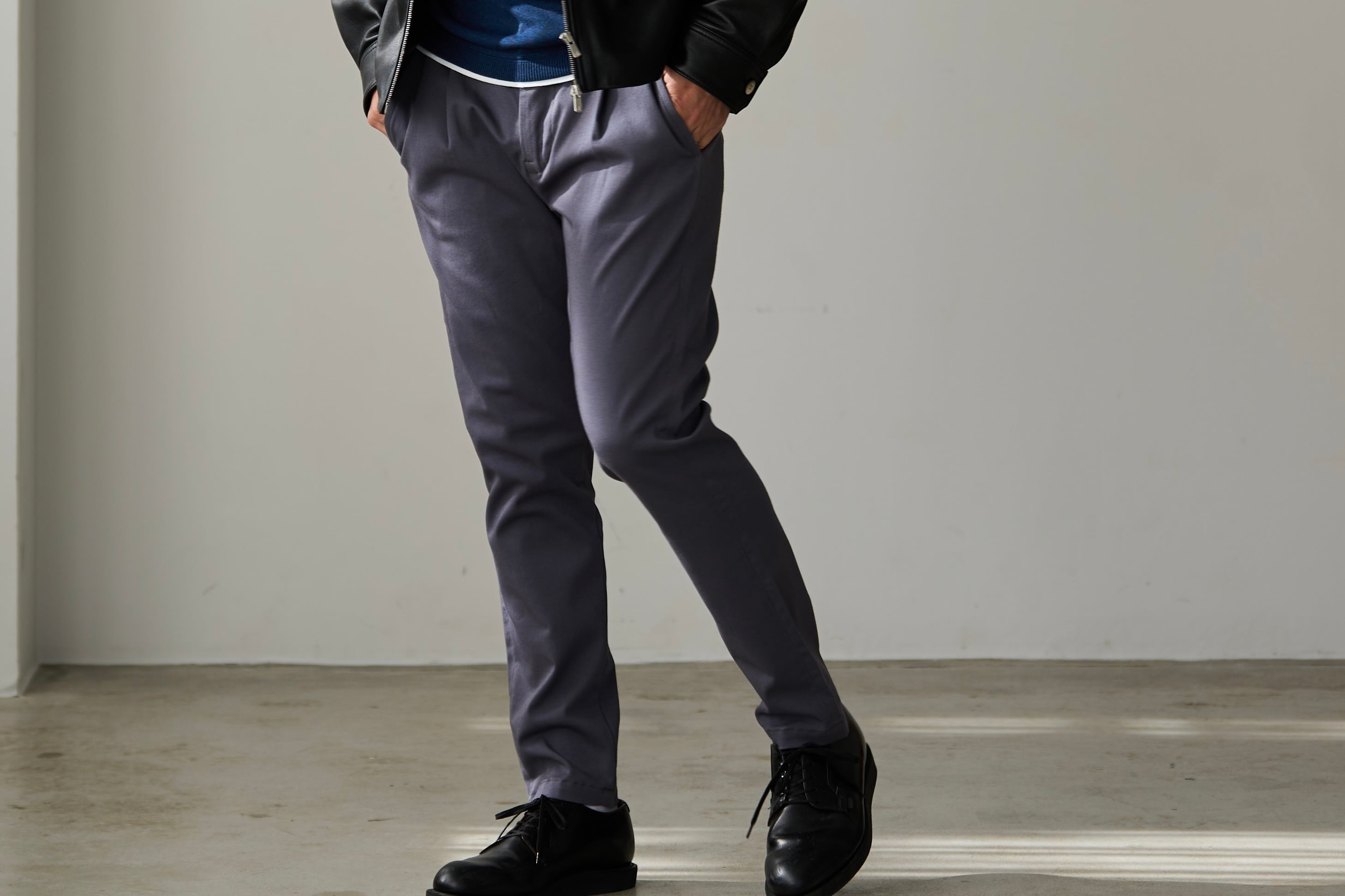 Japan Made屋 いつかは、究極のグレーパンツ　Mサイズ いつかは、究極のグレーパンツ~黒アウターを1番かっこよくするパンツ