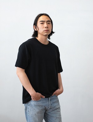 aulico : TEE-SHIRT / BLACK