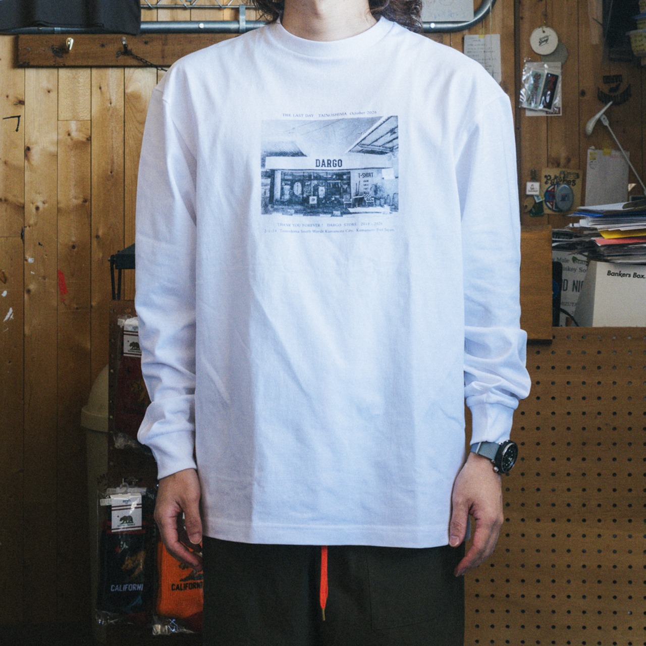 【DARGO】"LAST 田井島" 6onz Heavy Weight  Long T-shirt（2color）